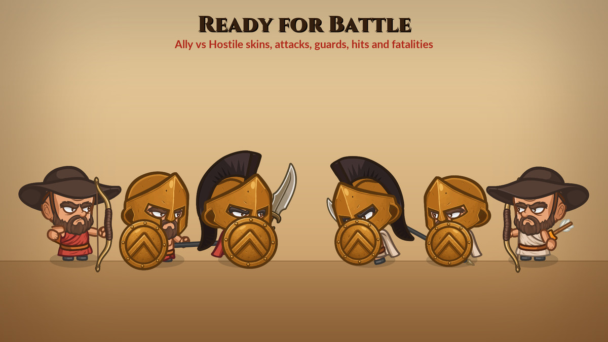 Spartan warriors pack