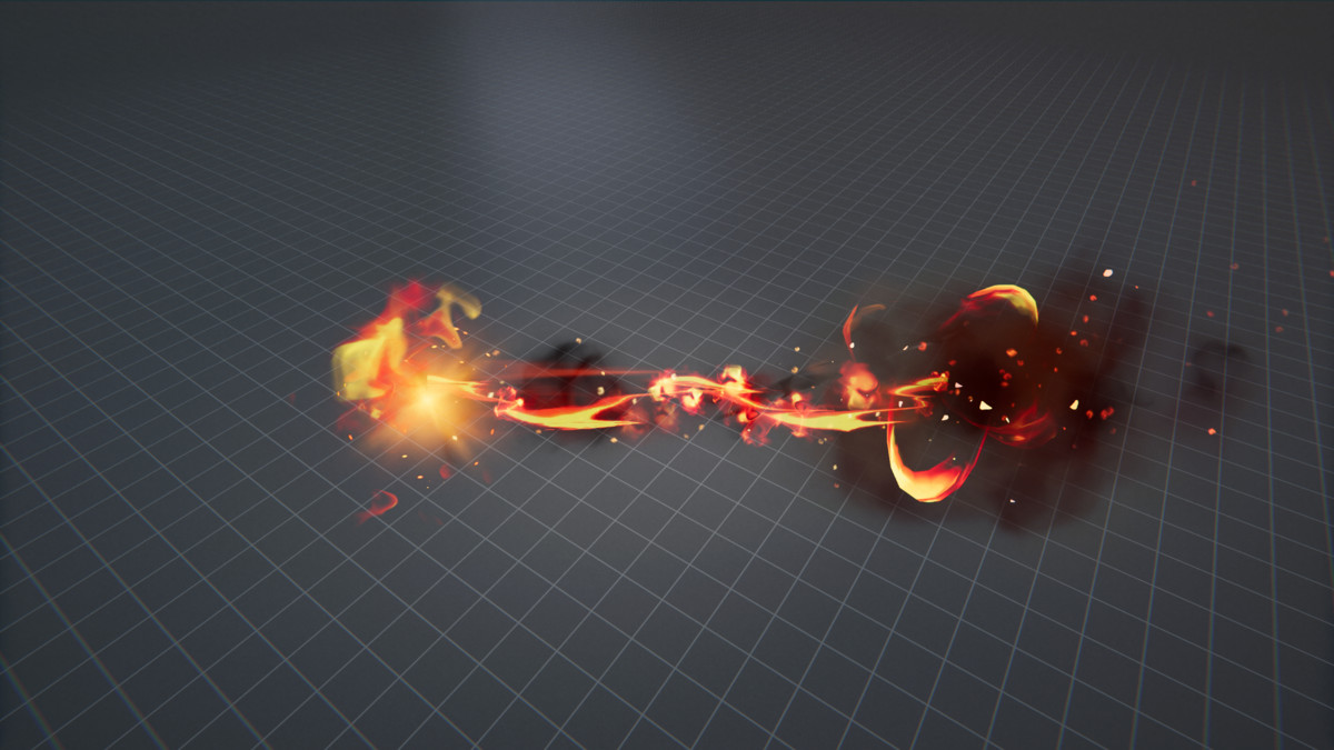 Stylized Laser Beam Attacks - 39 VFX