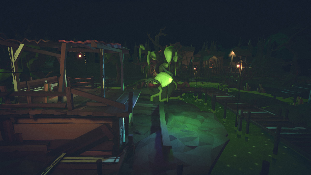 Low Poly Swamp Village – ModulaCraft PRO