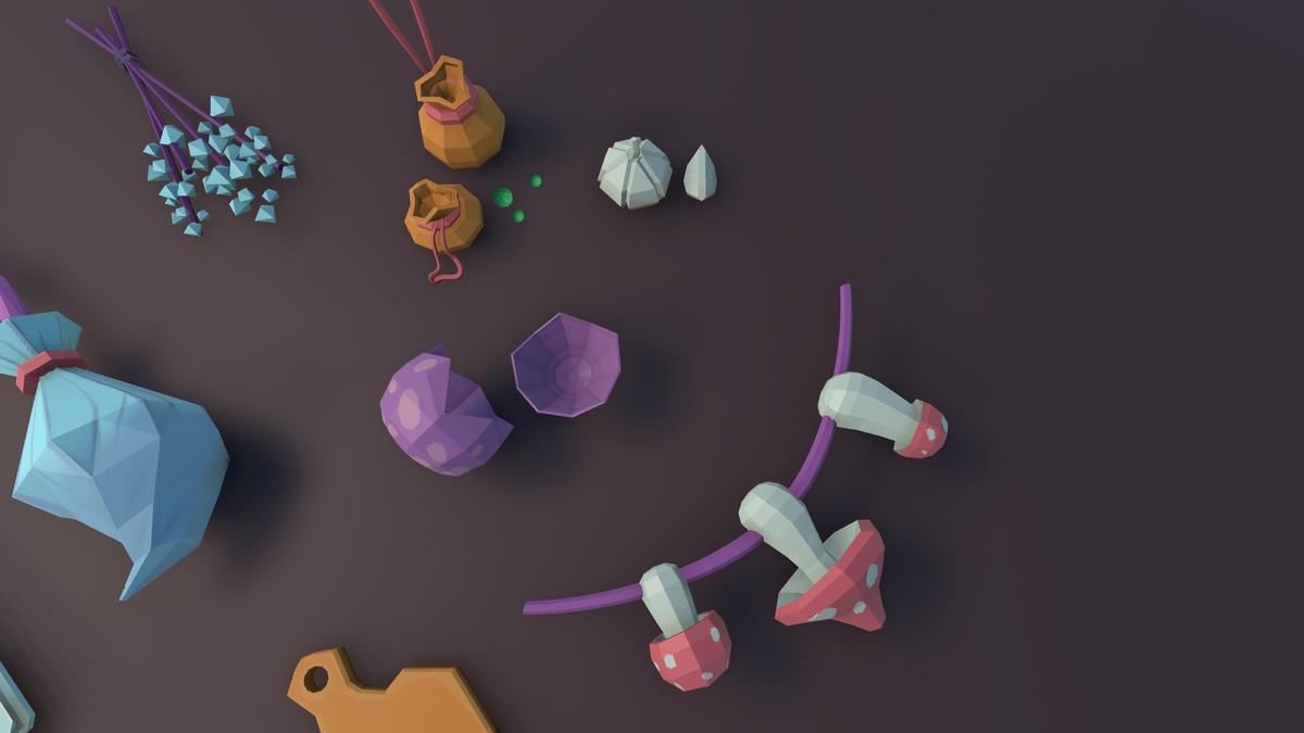 Witch's Kitchen - Hand-Painted 3D Props Pack