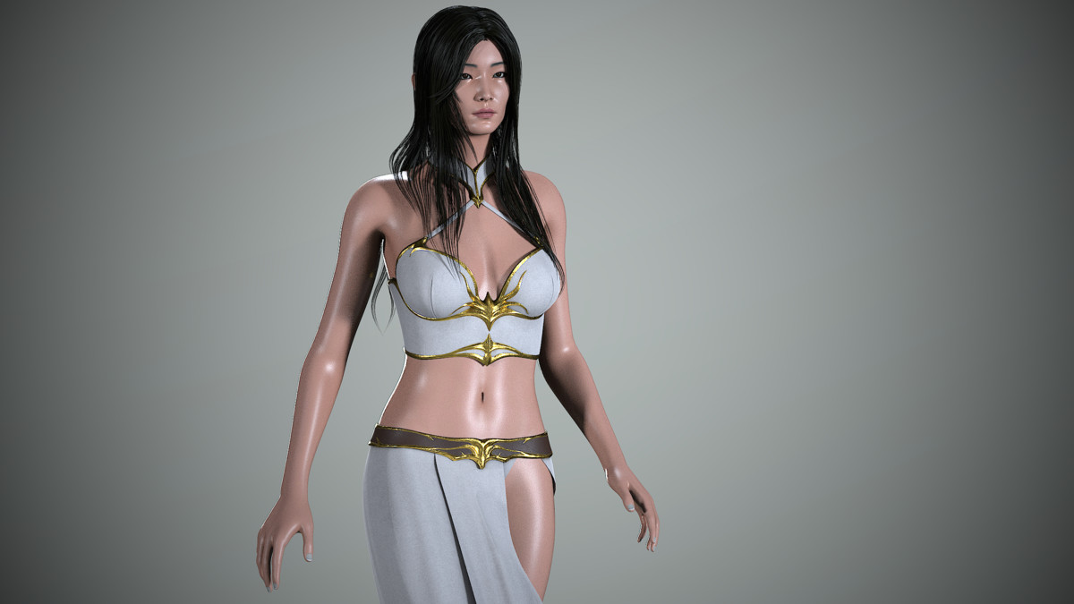 Asian Fantasy Women Outfit_1