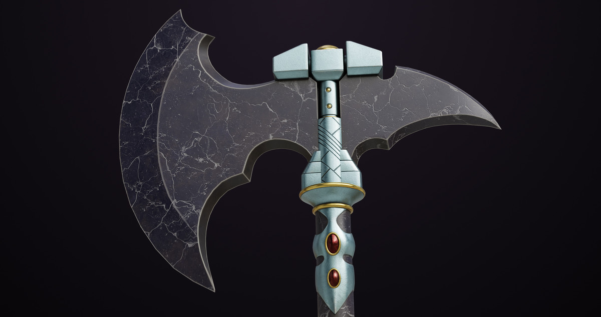 Battle Axe 08 URP HDRP Textures
