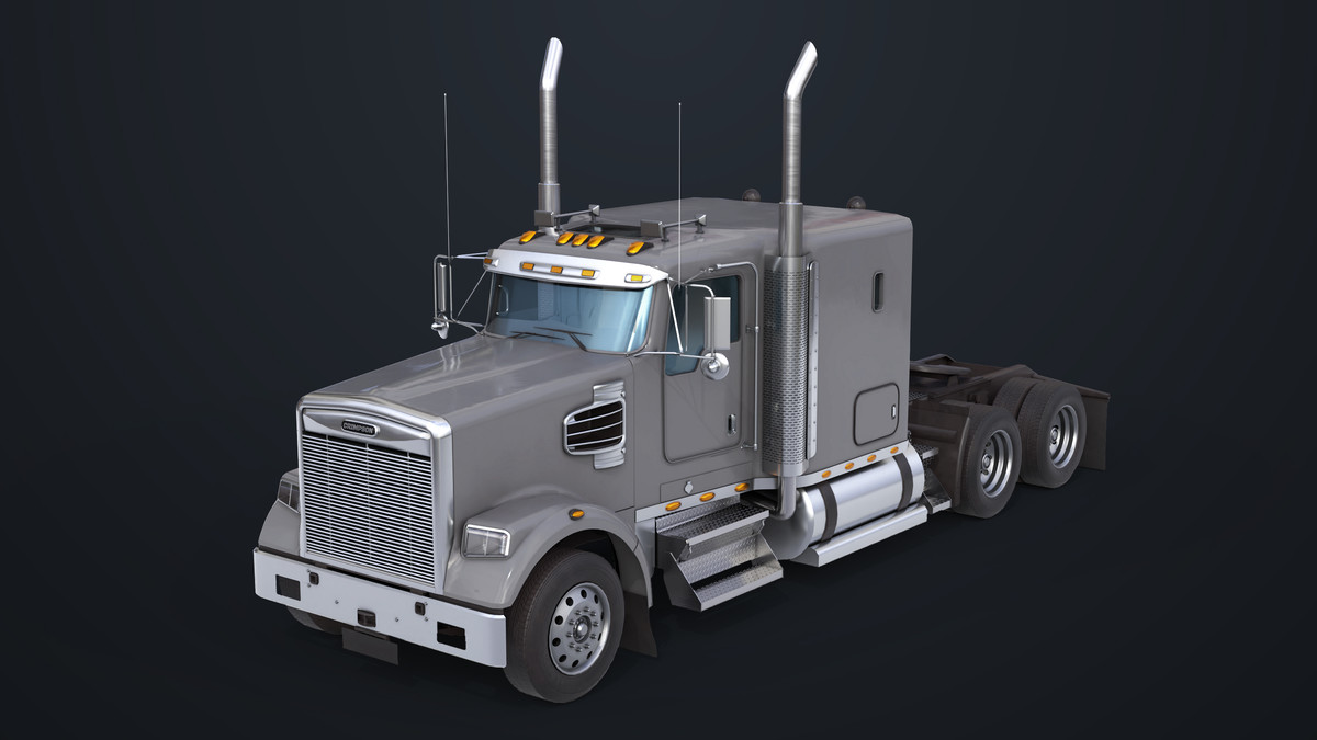 Heavy Truck Chassis 07 Generic Grey URP HDRP Textures