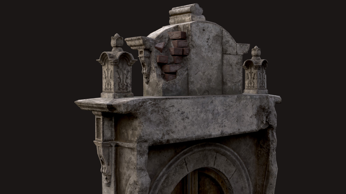 Old Abandoned Door Portal