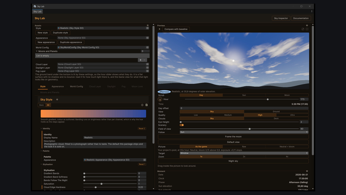 Beautiful Sky - Sky, Weather & Day-Night System
