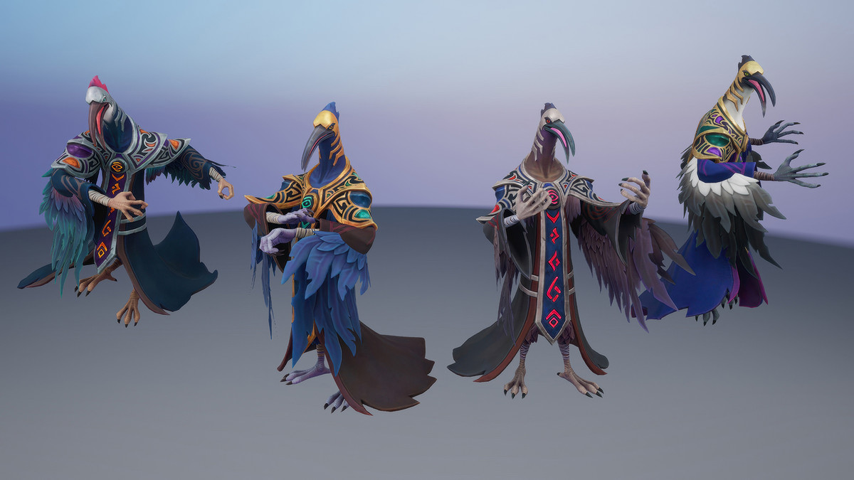 Stylized Egyptian Ibis Mage
