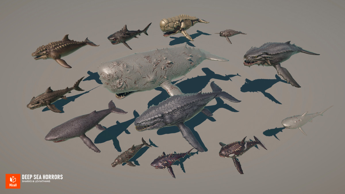 Deep Sea Horrors — Sharks & Leviathans