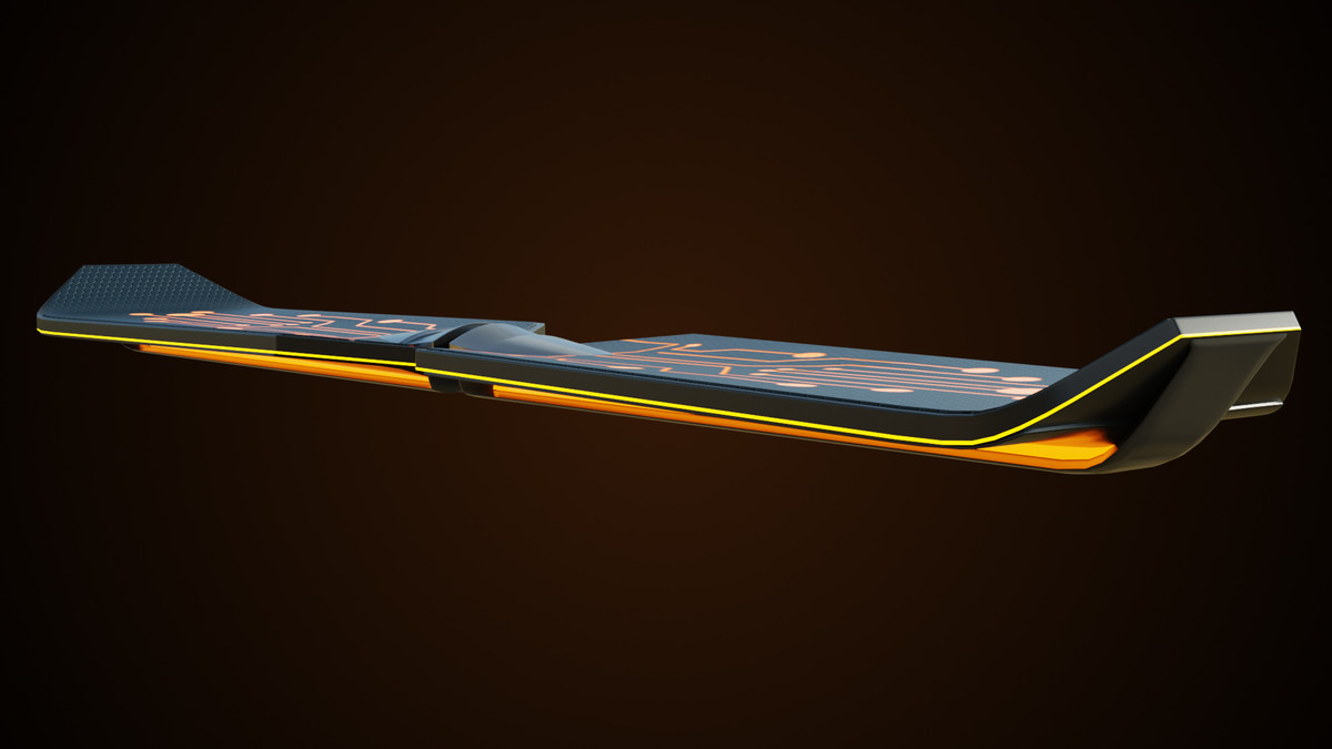 Sci-Fi Hoverboard 4 URP HDRP Textures