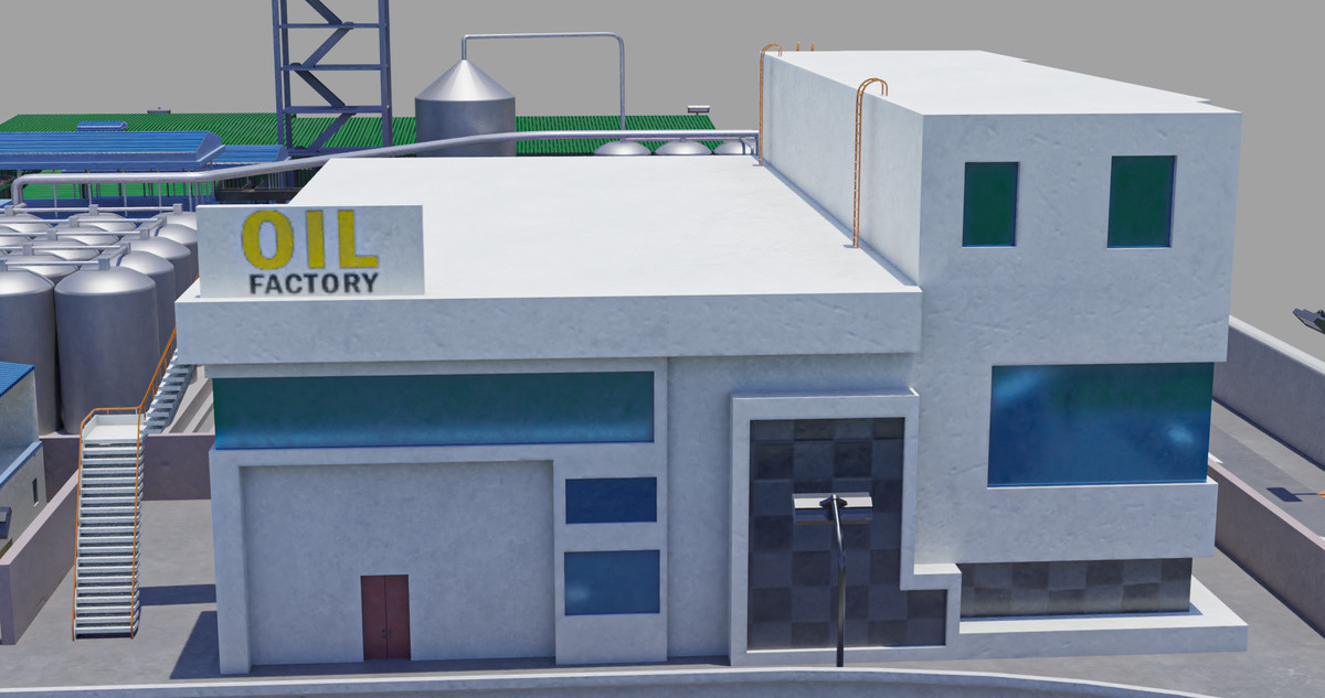 Factory Warehouse Exterior and Interior URP and HDRP Textures