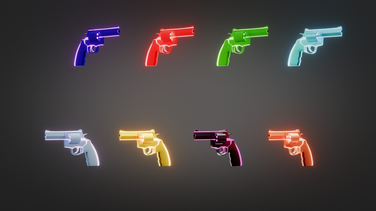 Ultimate Weapon Pack — 23 Guns + 943 Skins (Low Poly, Stylized, FPS/TPS Ready)