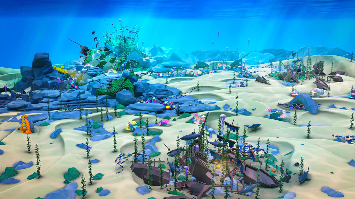 Underwater World - Low Poly 3D Models Pack