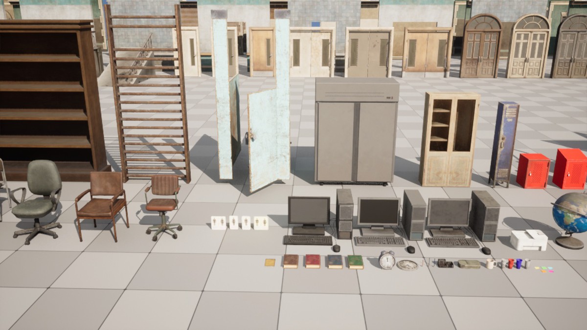 School Destroyed Modular