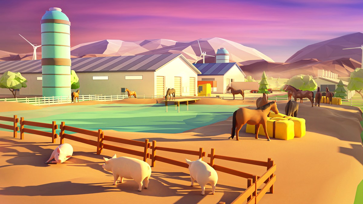 Farm - Low Poly 3D Models Pack