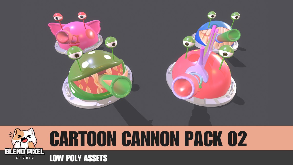 Cartoon Cannon Pack 02