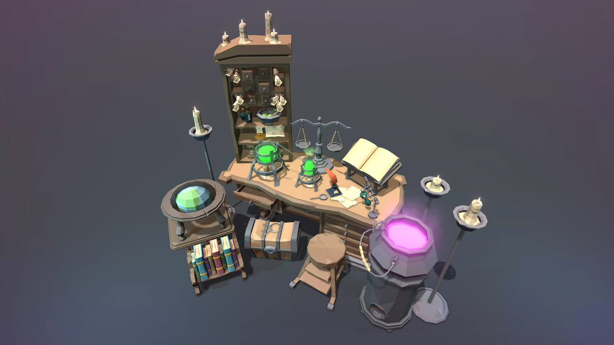 STYLIZED Low Poly Fantasy Bundle Vol. 2