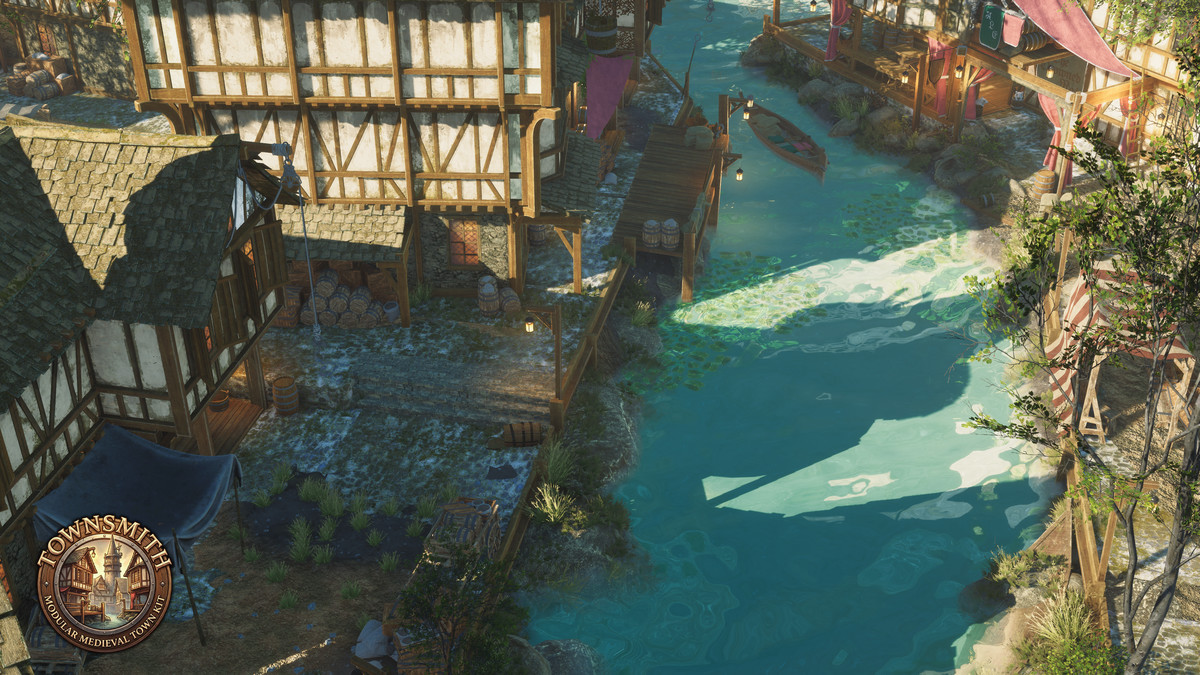 Townsmith: Modular Medieval Town (Medieval Town, Modular Fantasy Town, Town)