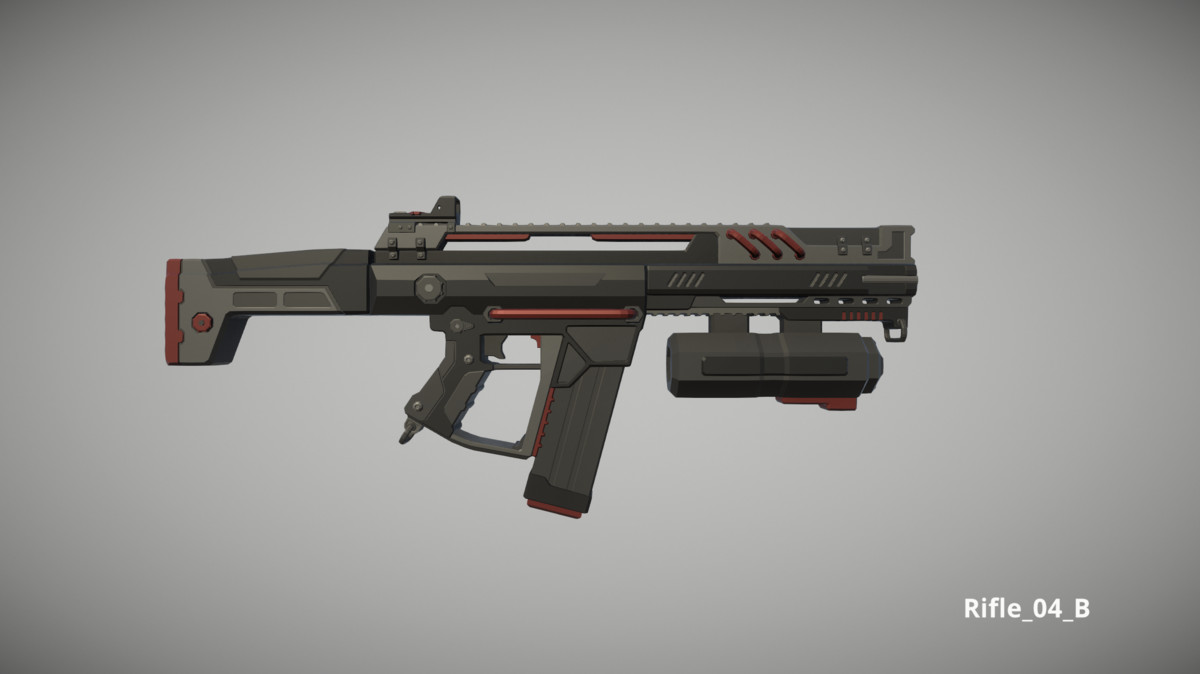 Cyberpunk Armory - Low Poly