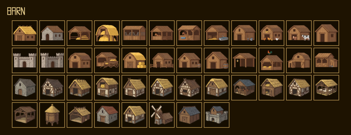 1230 Building Icons – Mega RPG Building Pack