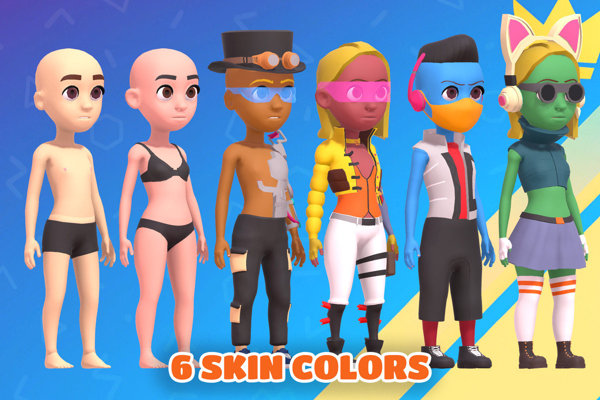 Stylized Cyberpunk Characters