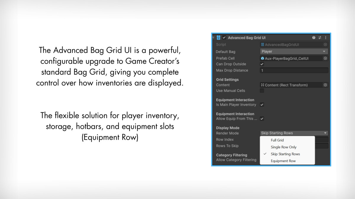 Advanced Inventory | Game Creator 2
