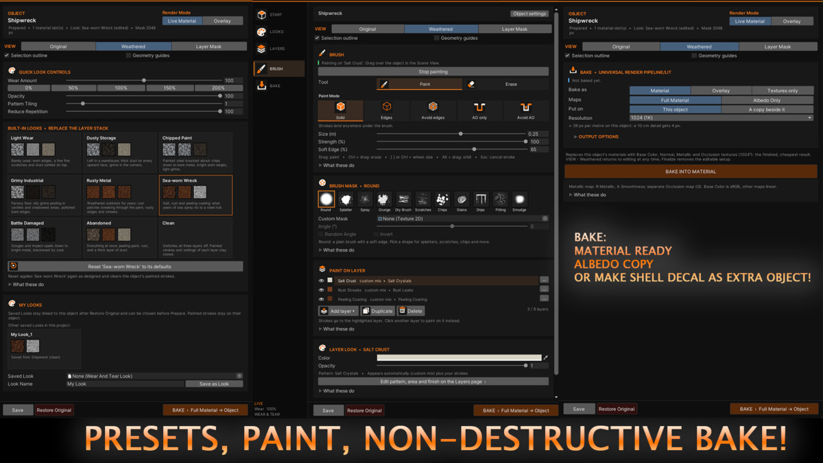 Wear & Tear - Procedural Weathering Tool