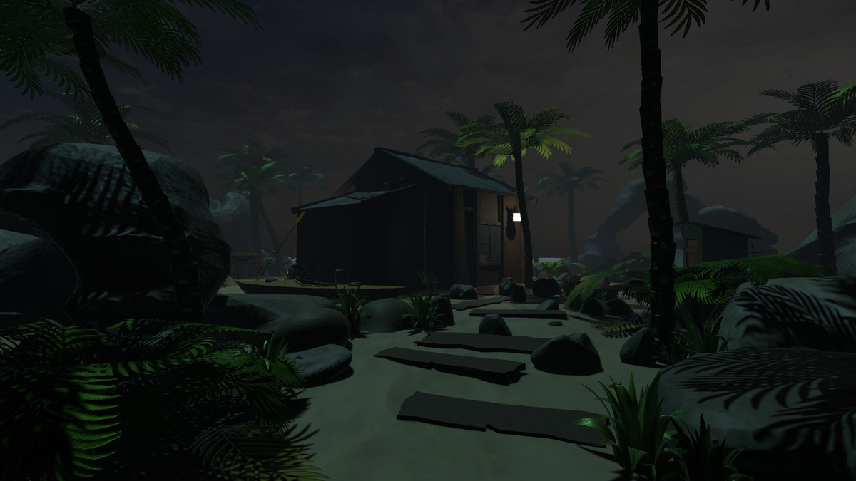 Realistic Beachfront Small Cabin Asset Package