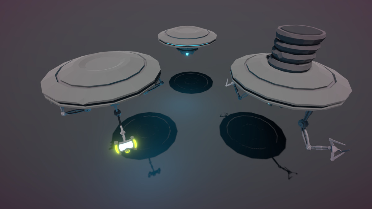 STYLIZED Fantasy Magitech Laboratory - Low Poly 3D Art