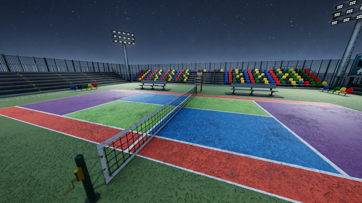 Modular Tennis Soccer Basketball Sport Court