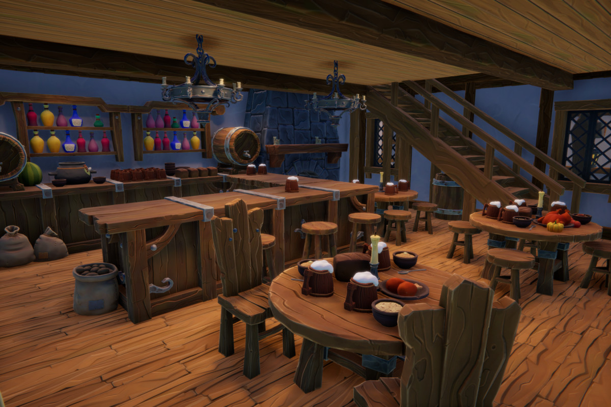 Stylized Medieval Village