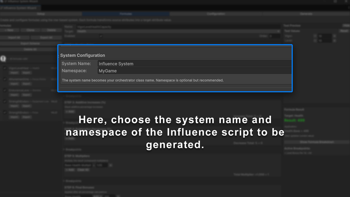 LF Attribute Forge Pro: No Code Stat Generator with Stat Influences and Scaling