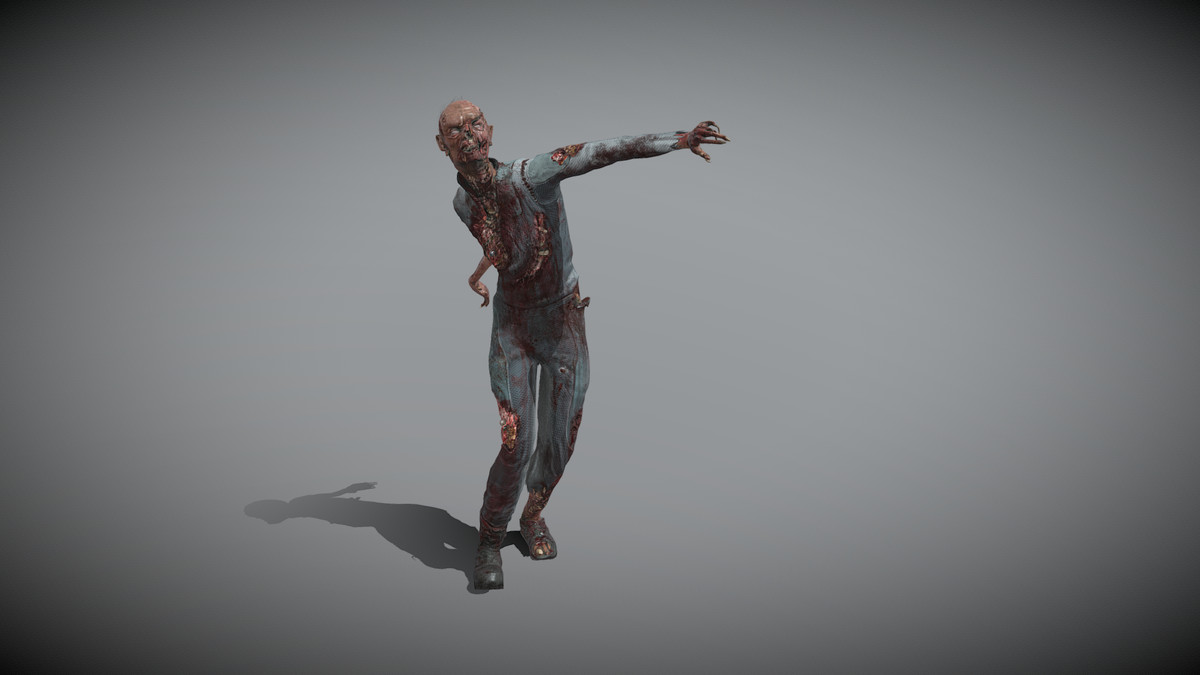 Zombie Animation Root Motion Basic Pack