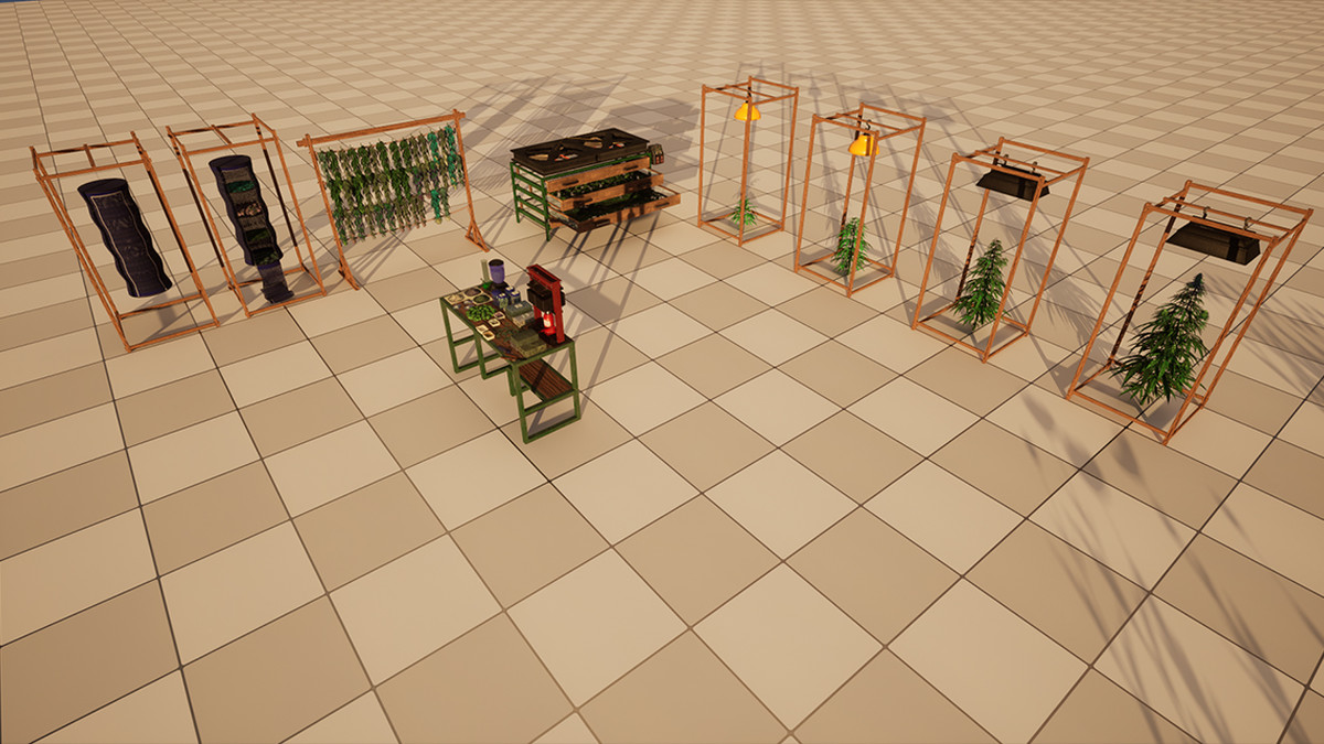 Cannabis (Hemp) Plant 3D Models Pack