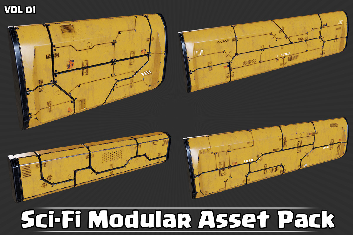 Sci-Fi Modular Assets