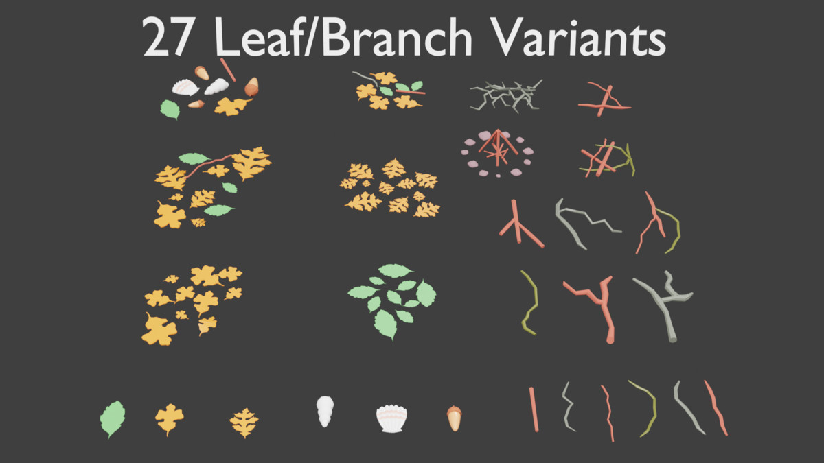 Stylized Forest Ground Clutter Pack