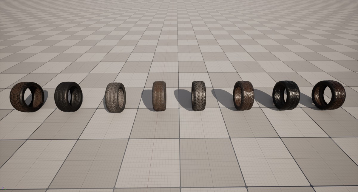 Kryxen Tire V1 - Game Ready