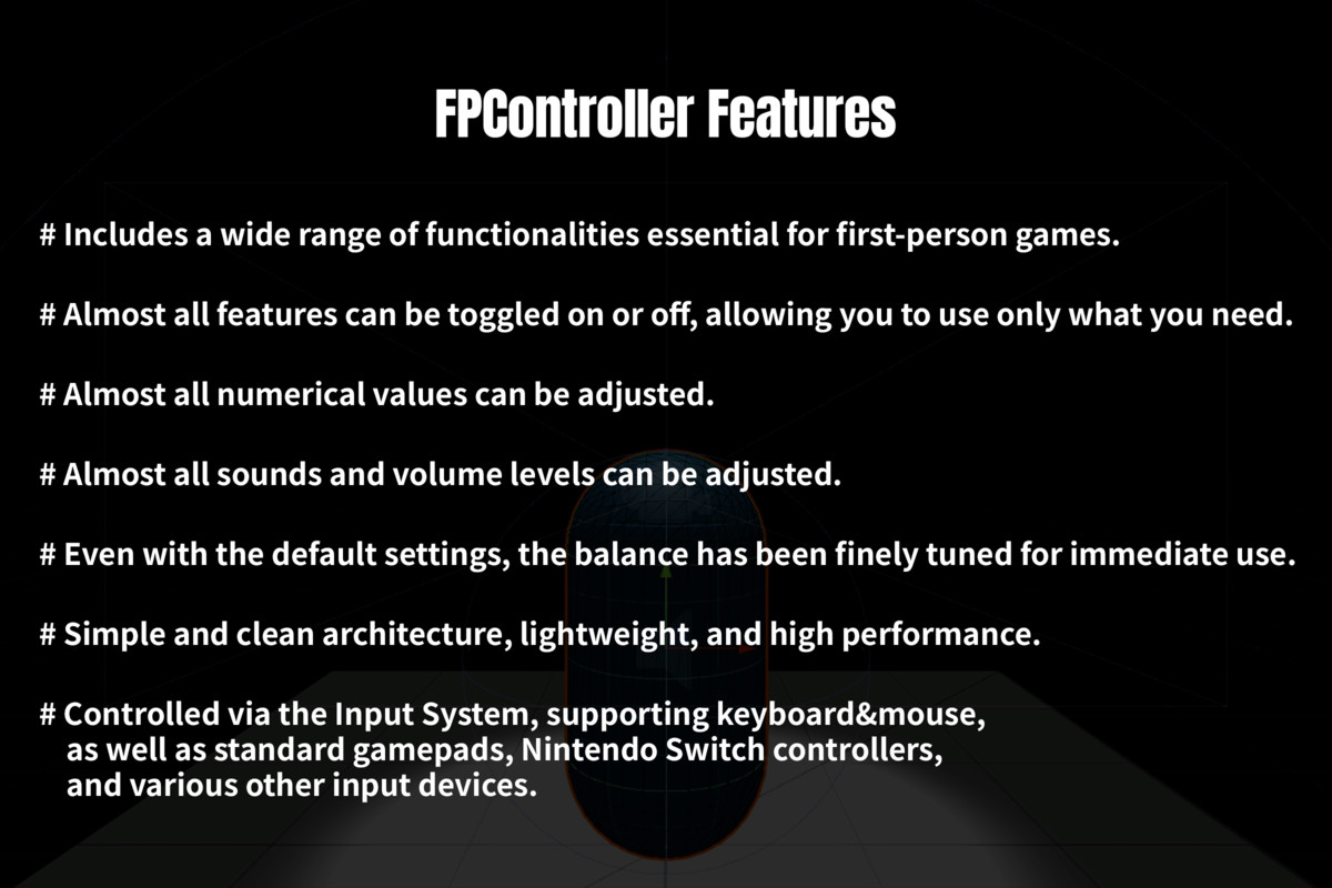 FP Controller [First-person character controller]