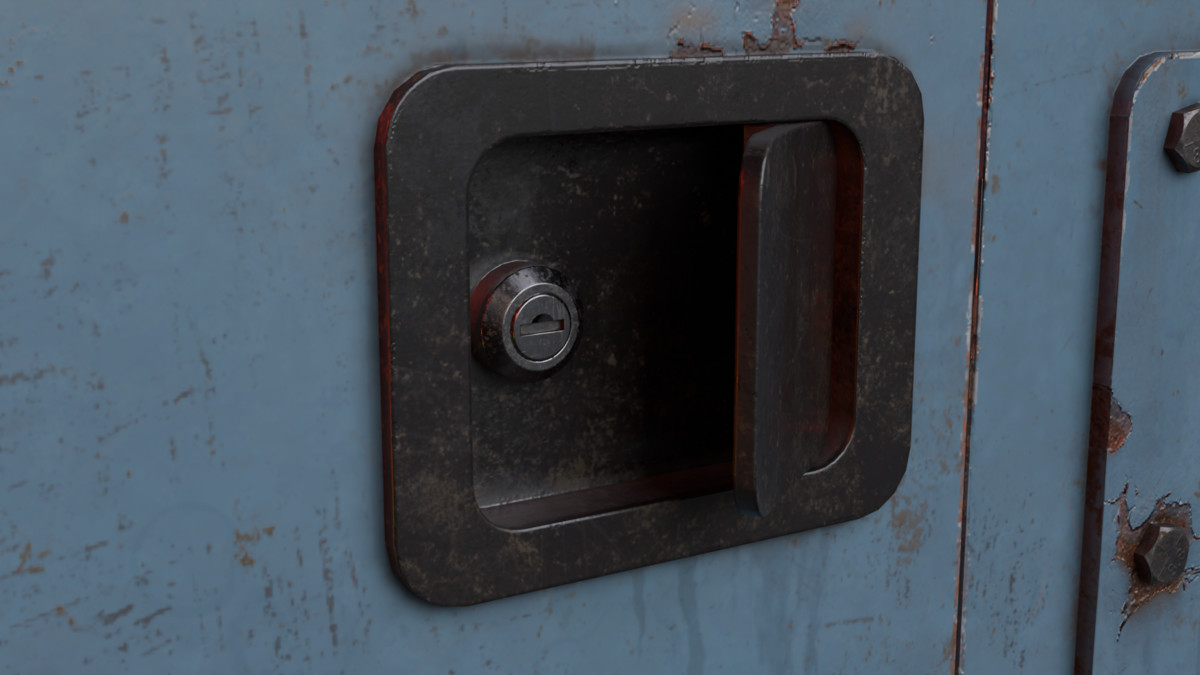 Diesel Generator (Interactive - Game ready)