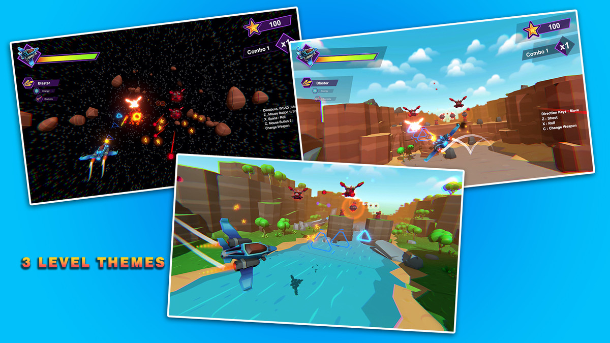 Star Fight 3D (Rail Shooter) - Game Template, image 12
