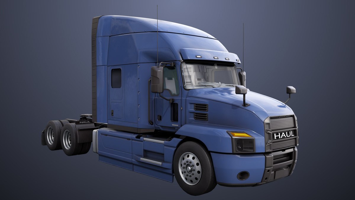 Heavy Truck Blue Chassis 05 URP HDRP Textures