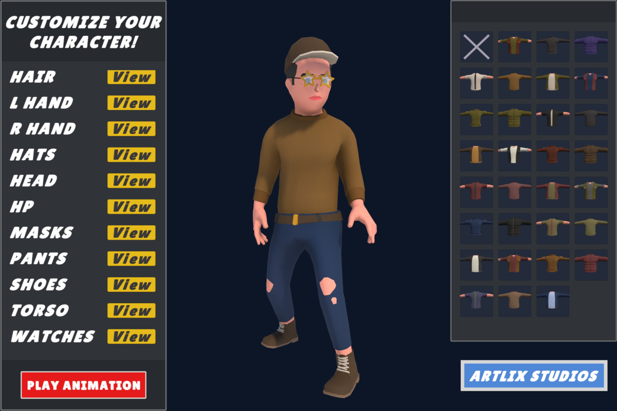 Customizable 3D Characters Ultimate Bundle