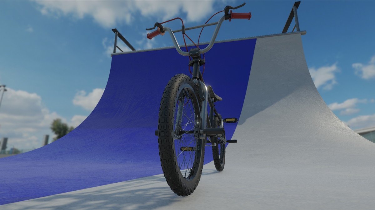 BMX Bike & Vert Ramp