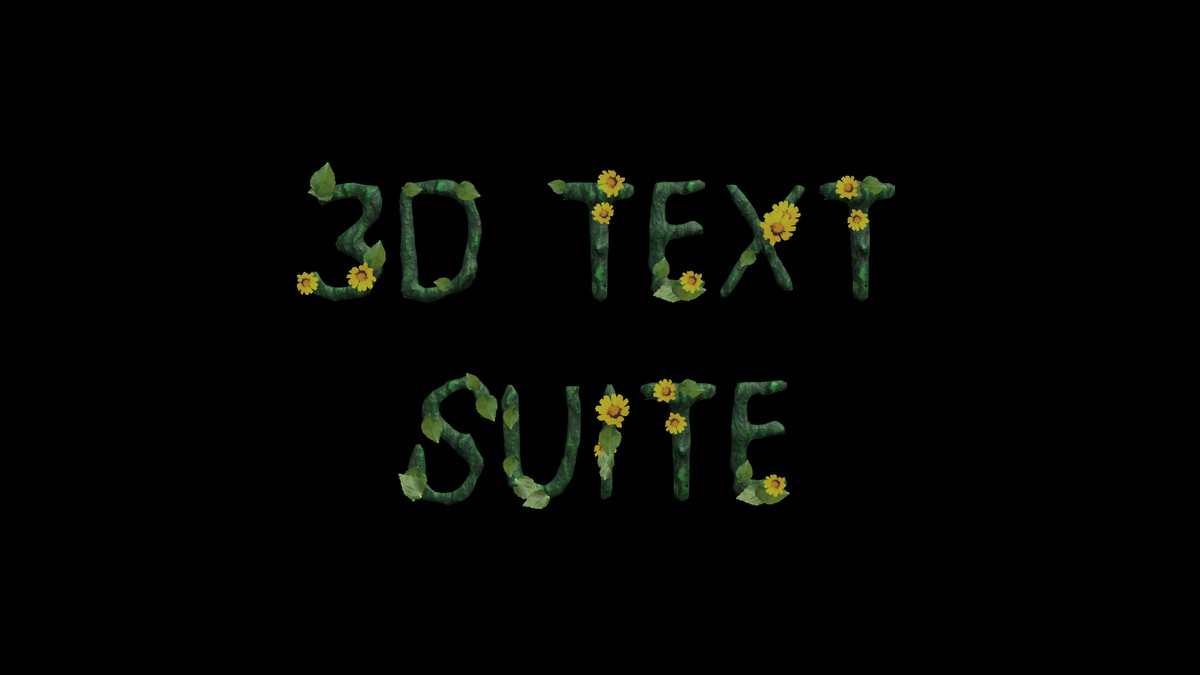 3D Text Suite - 3D Text Animator & Font Creator