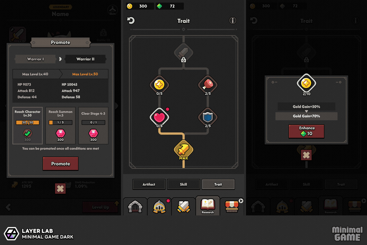 GUI Pro - Minimal Game Dark