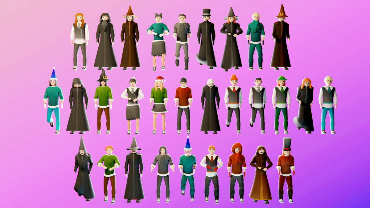 Low Poly Stylized Characters Pack 1 by IGS