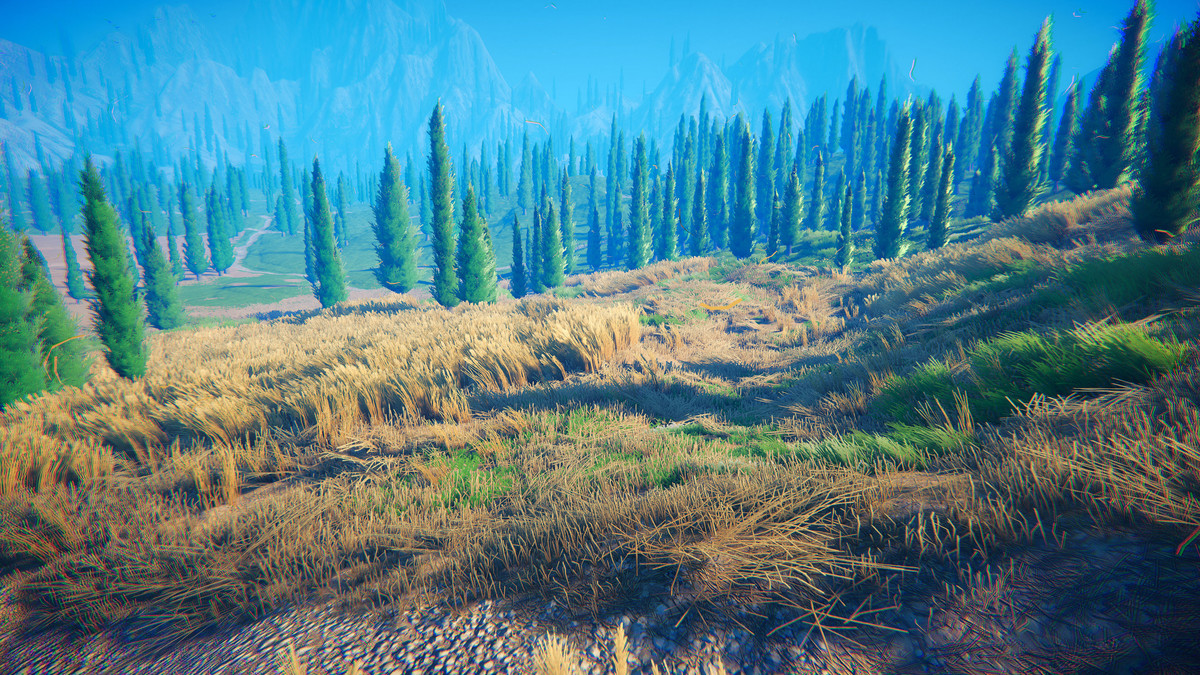 Stylized Cypress Valley