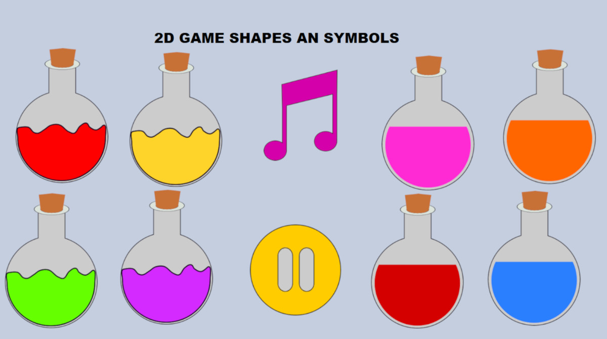 2D GAME SHAPES AND SYMBOLS