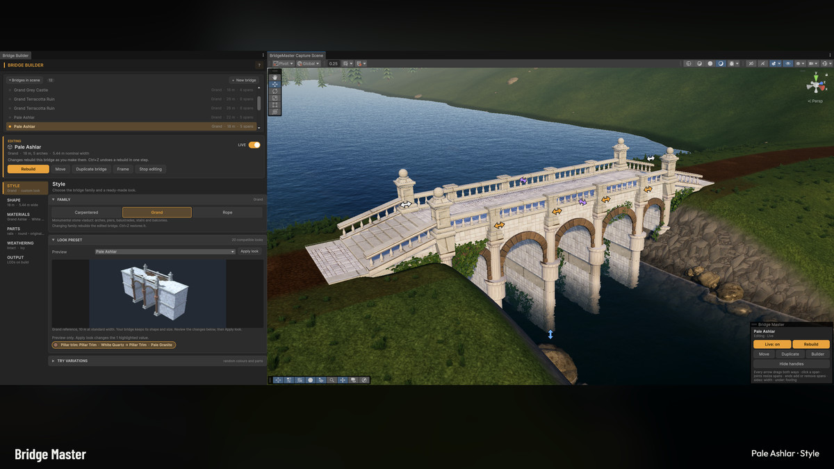 Bridge Master - Stylized Bridge Builder