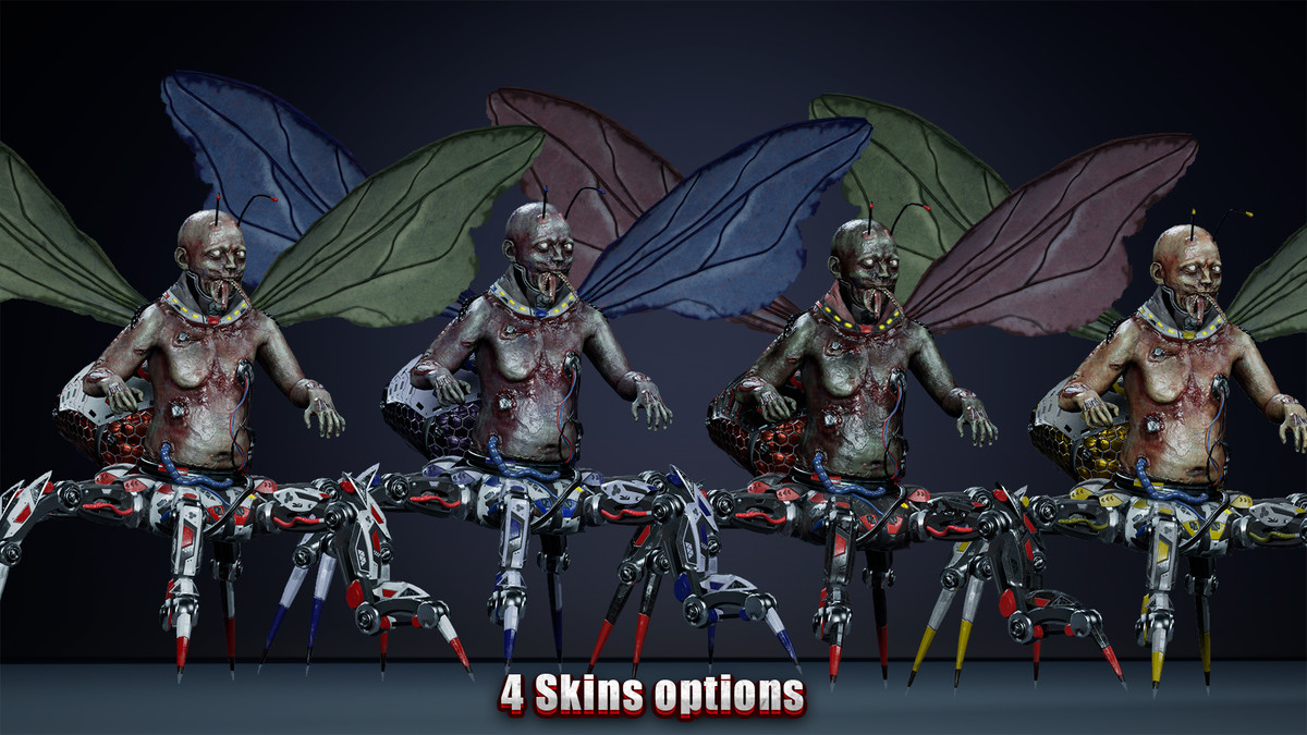 Fantasy Cyborg Mosquito