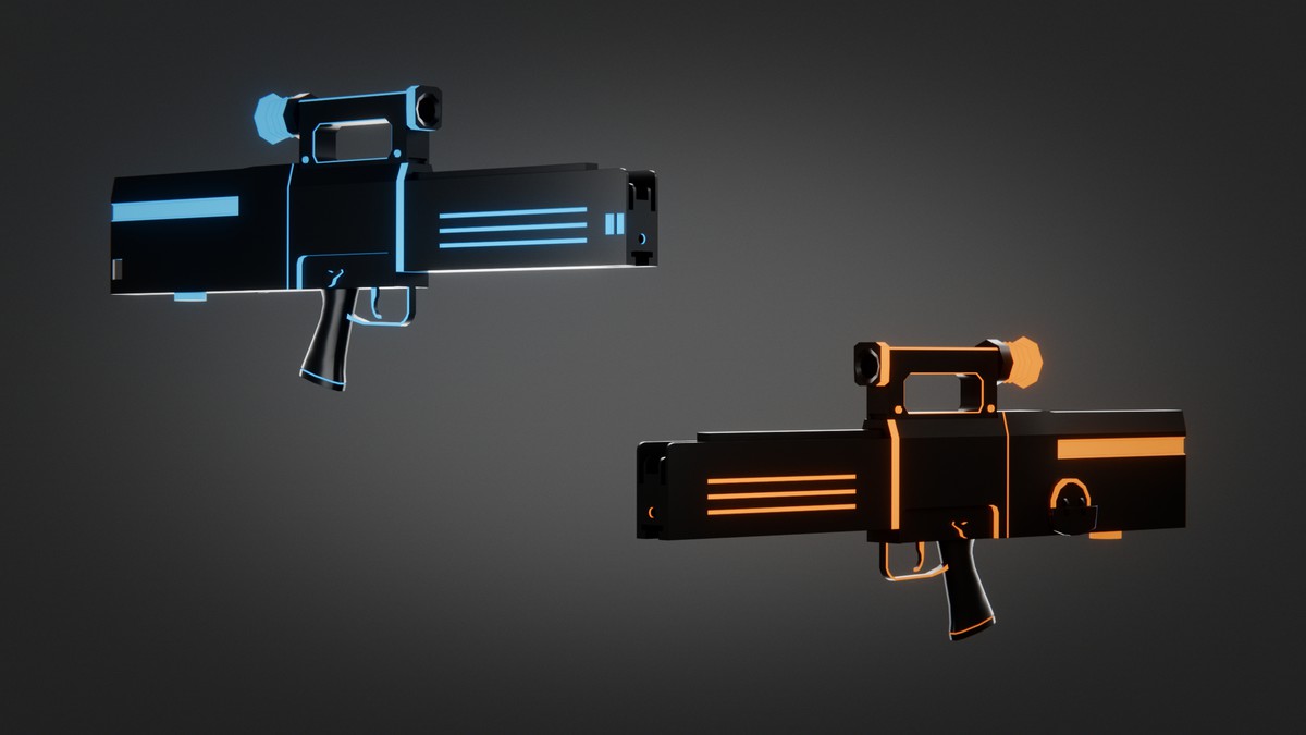 Weapon Sci-fi Glow Skins Pack — 345 Variations