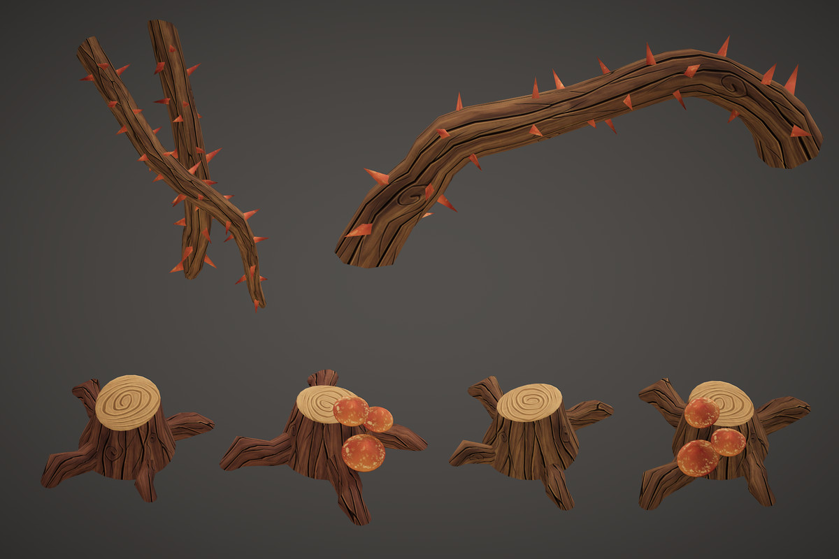 Stylized Fantasy Vegetation 9